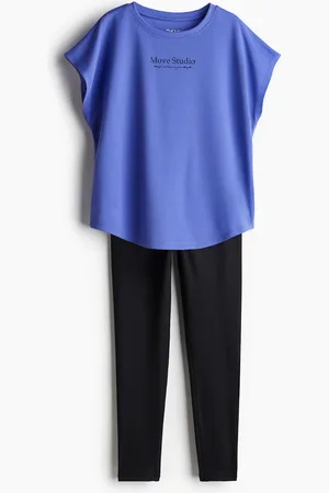 H&M 2-teiliges Sportset mit DryMove™ - Blau
