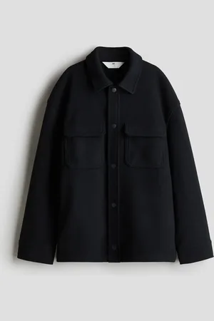 H&M Gefilztes Shacket - Blau