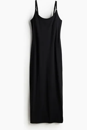 H&M MAMA Träger-Stillkleid aus Mikrofaser - Schwarz