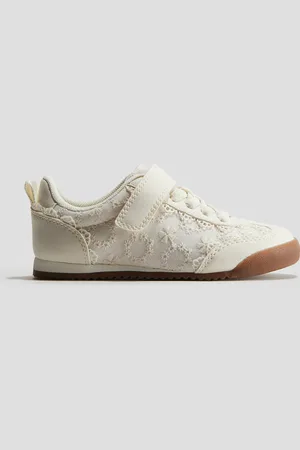 H&M Sneaker mit Spitzendetails - Weiß