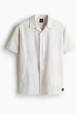 H&M Kessler Checkerboard Ss Shirt - Weiß