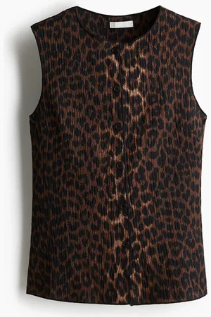 H&M Gilet aus Strukturjersey - Schwarz