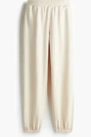 H&M Joggpants mit hohem Bund - Beige