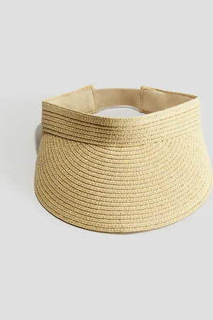 H&M Sonnenschild aus Stroh - Beige