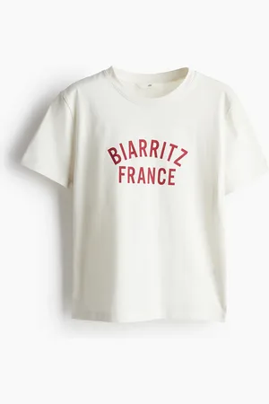 H&M T-Shirt mit Print - Weiß