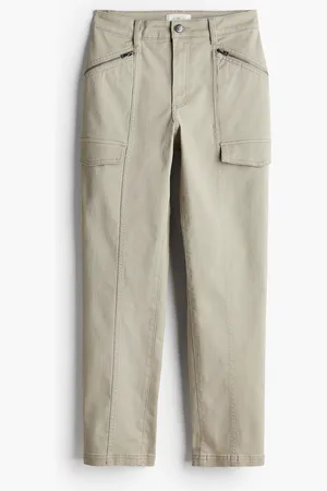 H&M Schmale Cargohose - Beige