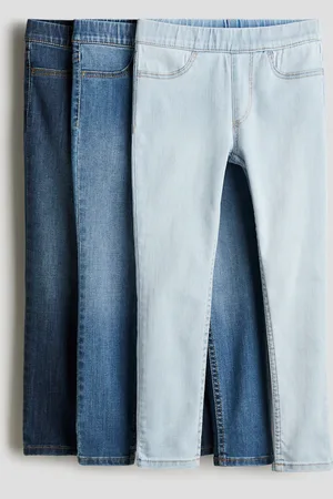 H&M 3er-Pack Denimjeggings - Blau