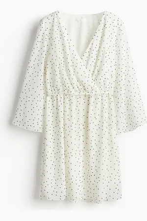 H&M MAMA Stillkleid aus Chiffon - Weiß