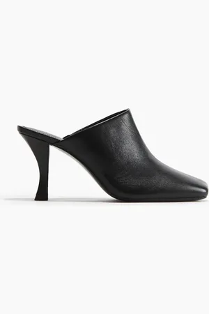 H&M Mules mit Absatz - Schwarz