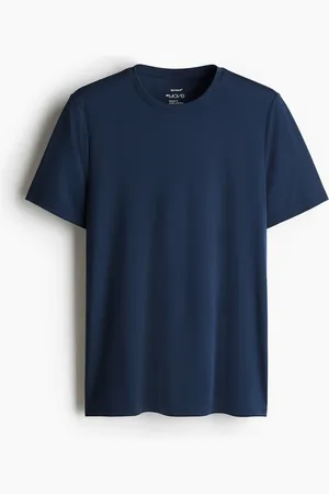 H&M Sportshirt mit DryMove™ in Regular Fit - Blau