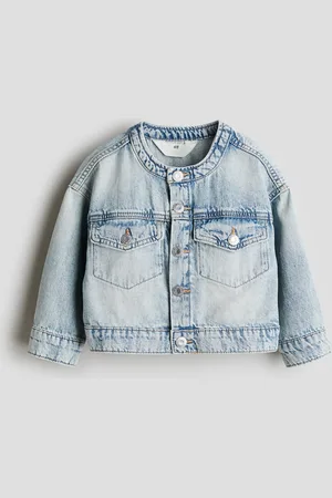 H&M Kastige Jeansjacke - Blau