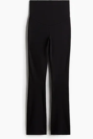 H&M MAMA Ausgestellte Jerseyhose - Schwarz