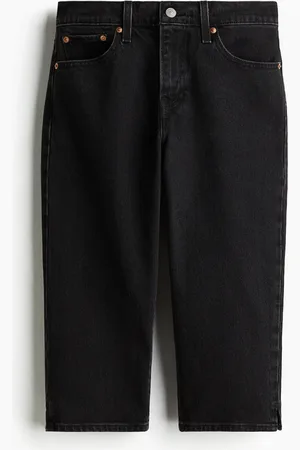 H&M Wedgie Capri Shes In The Zone - Schwarz