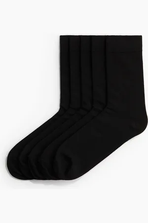 H&M 5er-Pack Socken - Schwarz
