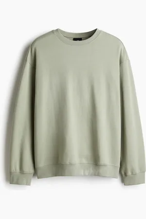 H&M Sweatshirt in Loose Fit - Grün