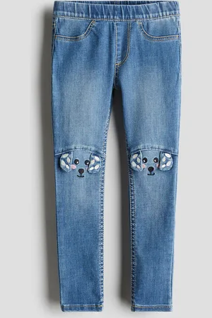 H&M Denimjeggings - Blau
