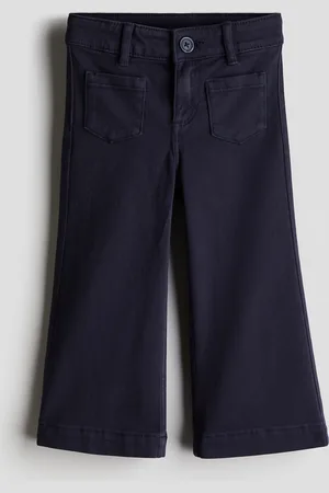 H&M Ausgestellte Twillhose - Blau