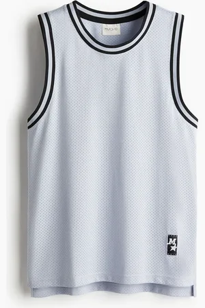 H&M Basketball-Tanktop mit DryMove™ in Loose Fit - Blau