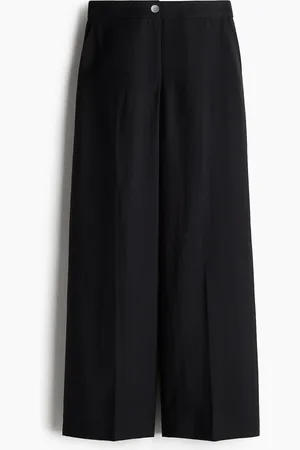H&M Weite elegante Hose - Schwarz