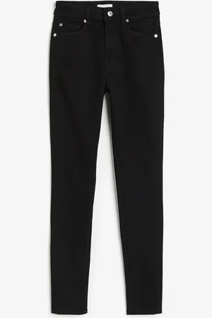 H&M Skinny High Jeans - Schwarz