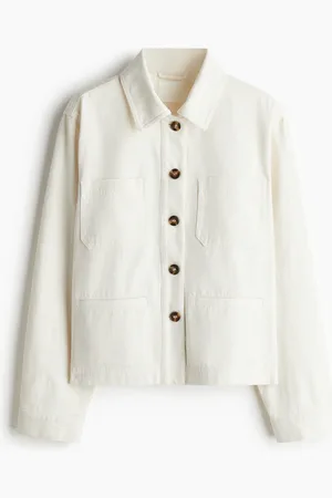 H&M Twilljacke - Weiß