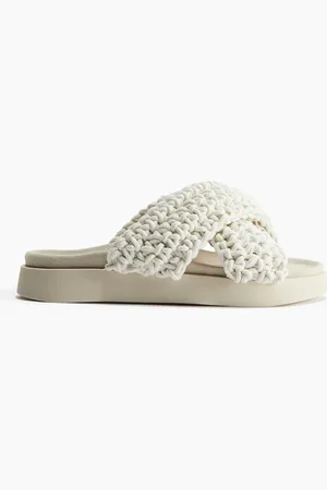 H&M Woven Sandal - Weiß