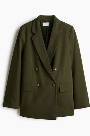H&M Zweireihiger Blazer - Grün