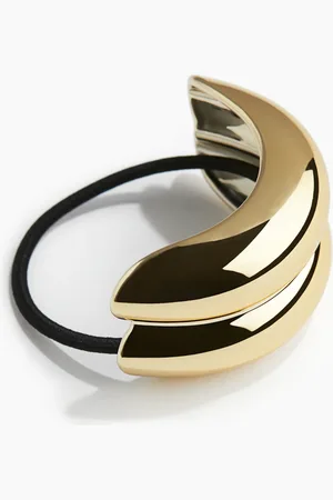 H&M Haargummi mit glänzendem Detail - Gold