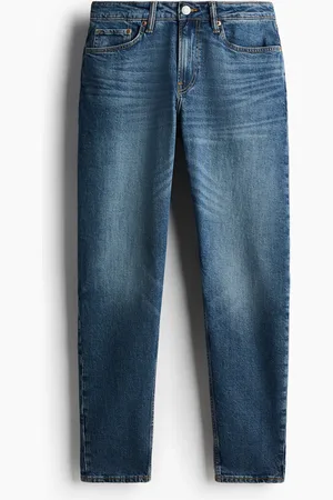 H&M Regular Tapered Jeans - Blau