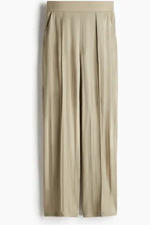 H&M Elegante Hose mit hohem Bund - Beige