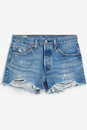H&M 501® Original High-rise Jean Shorts - Blau