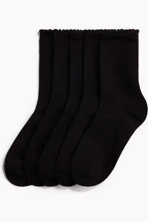H&M 5er-Pack Socken - Schwarz