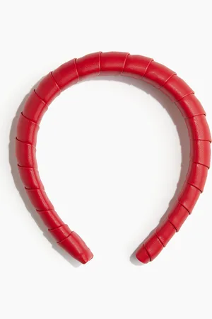 H&M Umwickelter Haarreif - Rot
