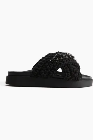 H&M Woven Stones Sandal - Schwarz