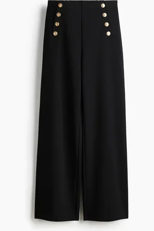 H&M Hose mit Knöpfen - Schwarz
