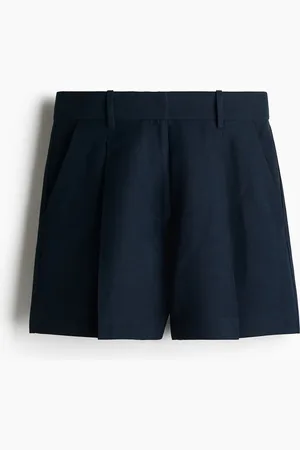 H&M Shorts aus Leinenmix - Blau