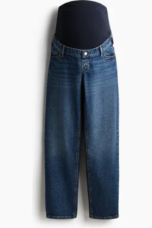 H&M MAMA Straight Jeans - Blau