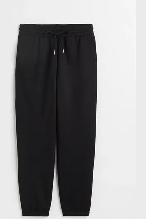 H&M Sweatpants aus Baumwollmix - Schwarz