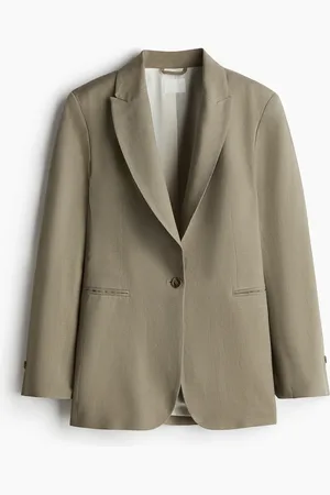 H&M Blazer aus Leinenmix - Grün