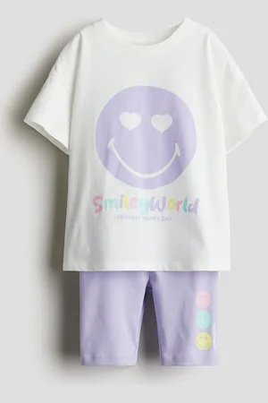 H&M 2-teiliges Set mit Print - Lila