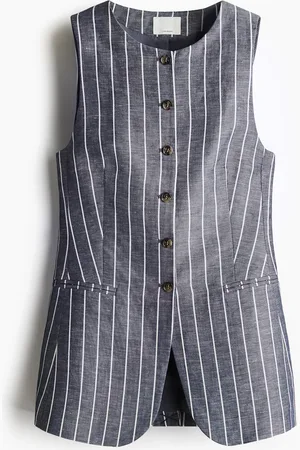 H&M Langes Anzuggilet - Blau