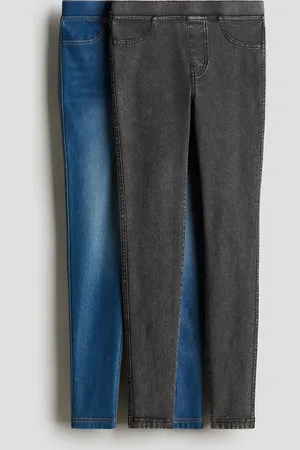H&M 2er-Pack Leggings - Grau