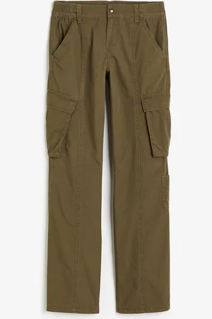 H&M Cargohose aus Canvas - Grün