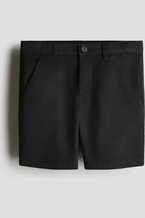 H&M Chinoshorts aus Baumwolle - Schwarz