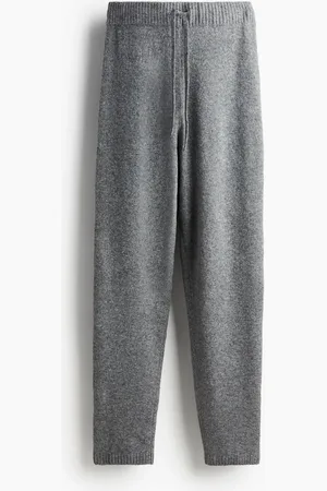 H&M Joggers aus Feinstrick - Grau