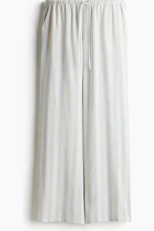 H&M Kordelzughose mit geradem Bein - Blau