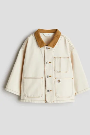H&M Shacket aus Baumwolltwill - Beige