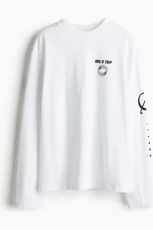 H&M Langarm-Sportshirt mit DryMove™ - Weiß