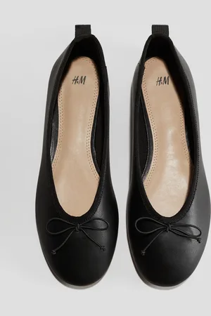 H&M Ballerinas mit Schleife - Schwarz