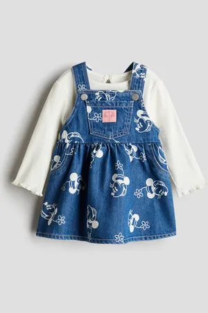 H&M Zweiteiler mit Shirt und Kleid - Blau